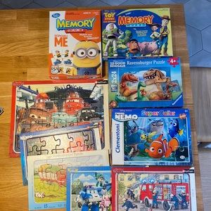 Puzzles & memory games bundle